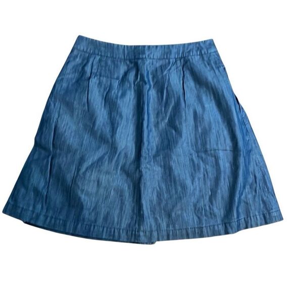 Boden front button up denim skirt with pockets size 6, adorable - Picture 2 of 3